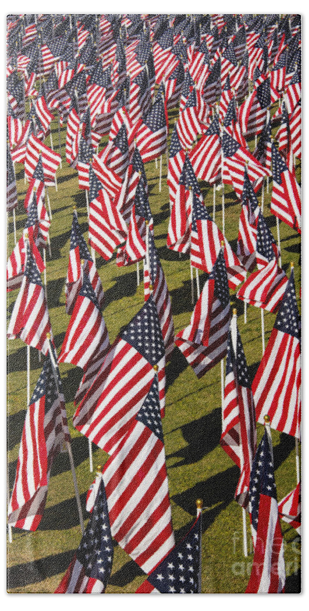 Georgetown Bath Sheet featuring the photograph Honoring the Vets by Bob Phillips