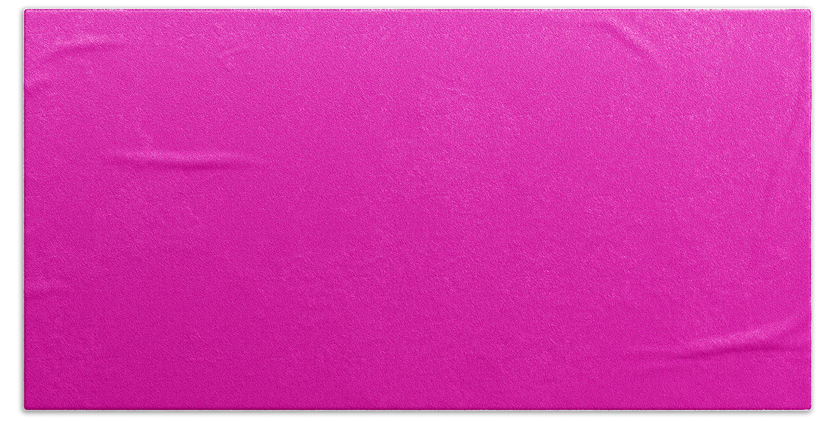 Hot Pink Bath Towel featuring the digital art Hot Pink by Delynn Addams Solid Colors for Home Interior Decor by Delynn Addams