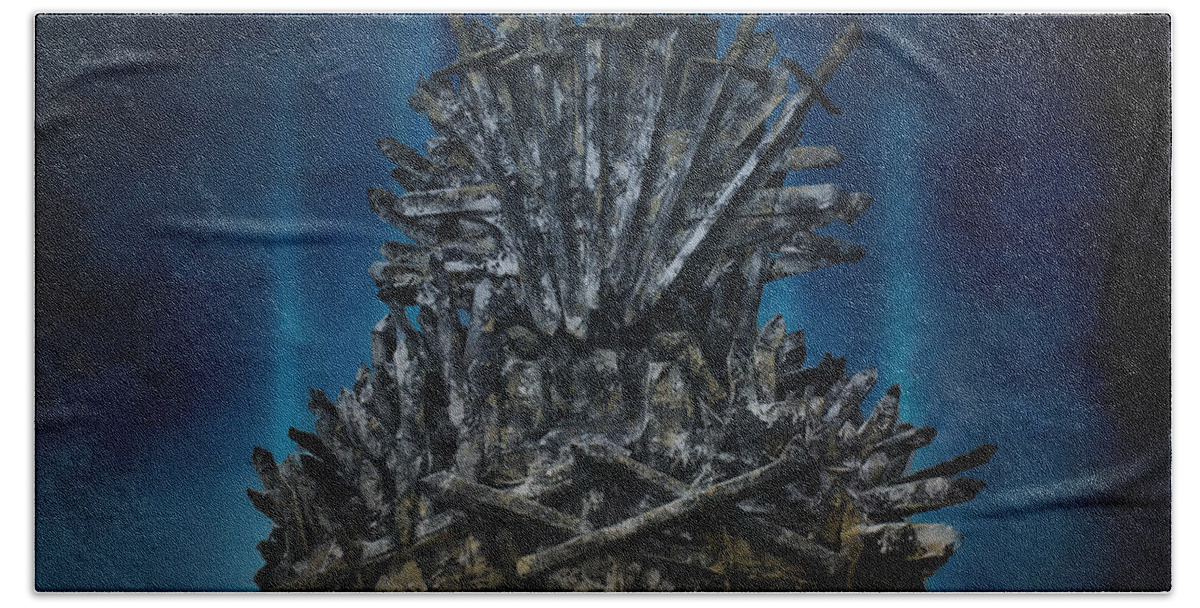 Iron Throne Hand Towel featuring the photograph Iron throne by Julieta Belmont