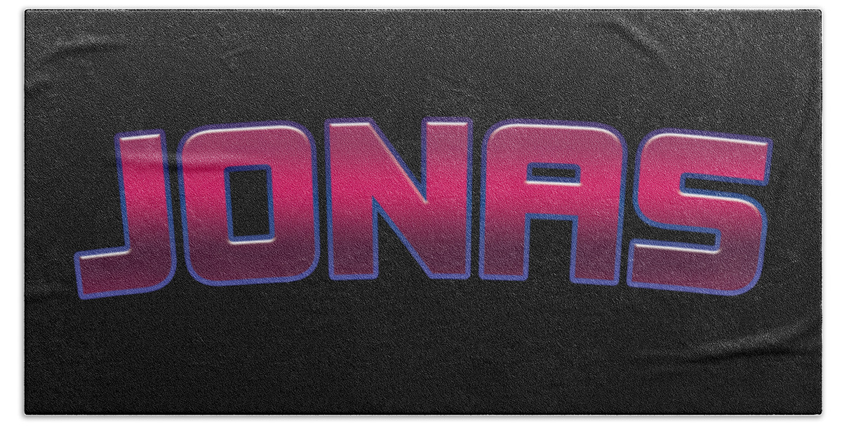 Jonas Bath Towel featuring the digital art Jonas #Jonas by TintoDesigns