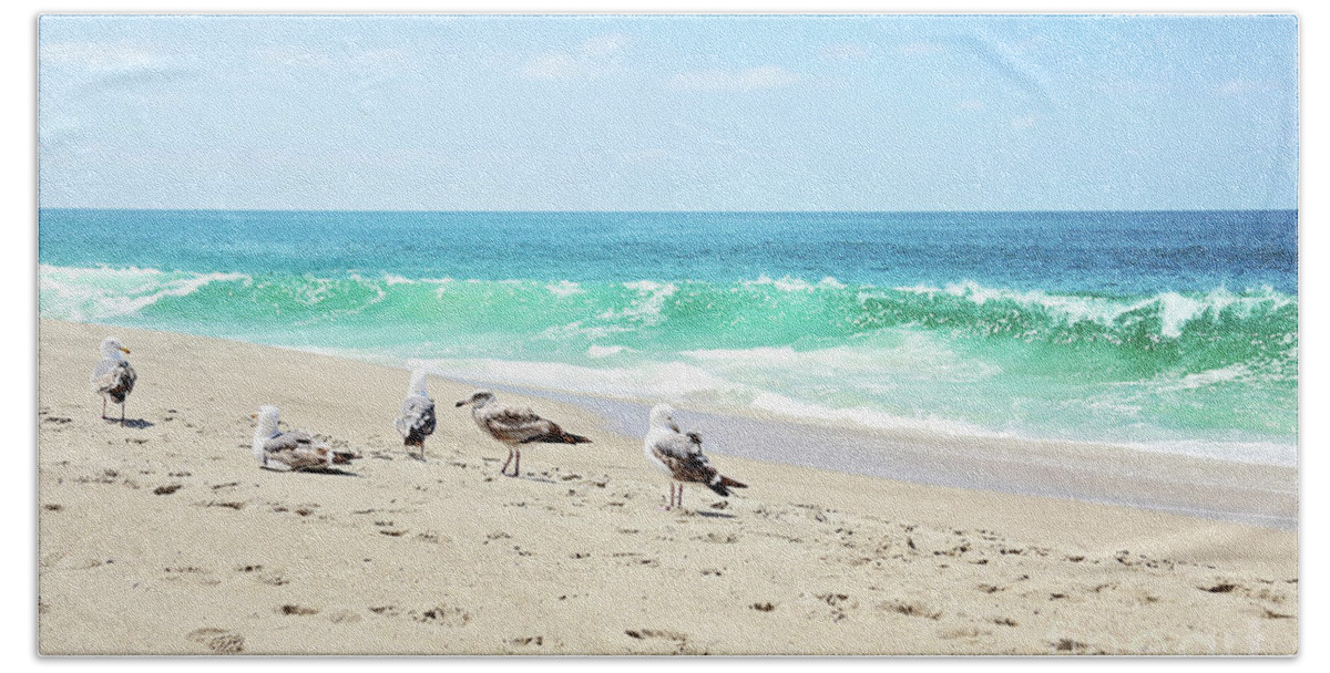 Beach Hand Towel featuring the photograph Laguna by Sylvia Cook