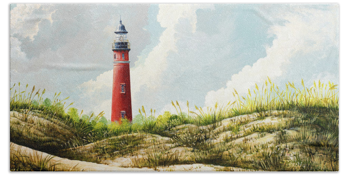 Lighthouse Hand Towel featuring the photograph Lighthouse I by Bruce Nawrocke