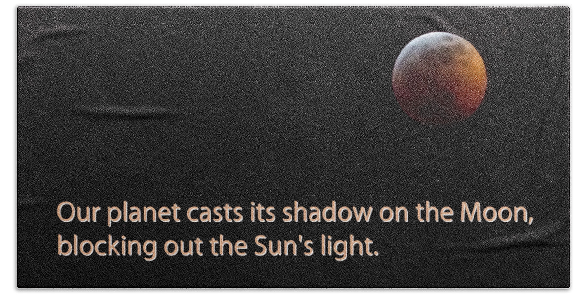 Blood Moon Bath Towel featuring the photograph Lunar Eclipse by James BO Insogna
