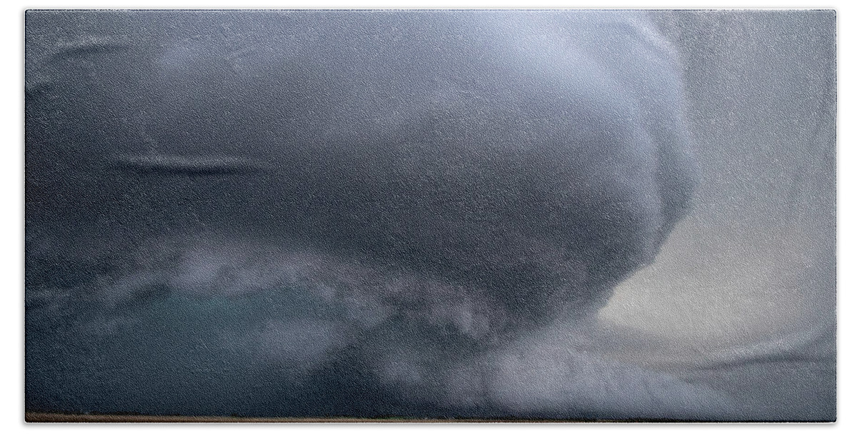 Mesocyclone Bath Towel featuring the photograph Mesocyclone by Wesley Aston