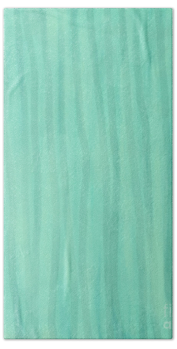 Mint Green Lines Bath Towel featuring the digital art Mint Green Lines by Annette M Stevenson