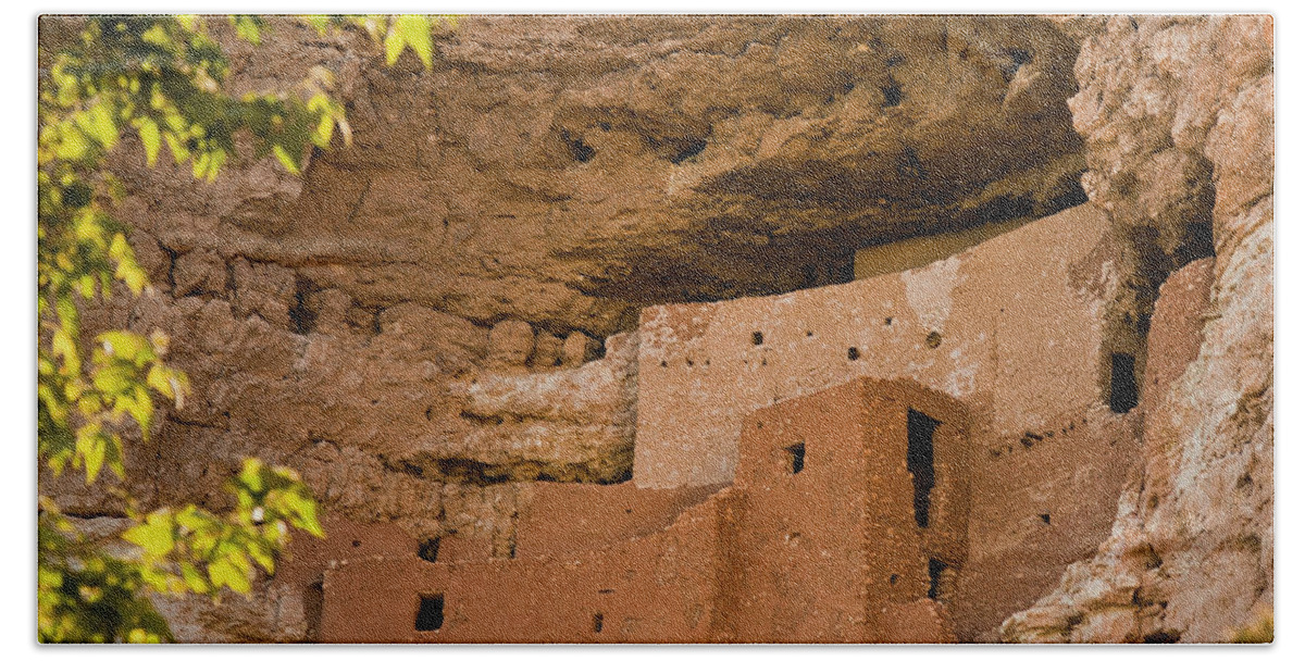  Hand Towel featuring the photograph Montezuma's Castle Arizona 7 by Catherine Walters