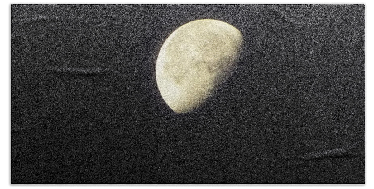  Bath Towel featuring the photograph Moon by James Harris