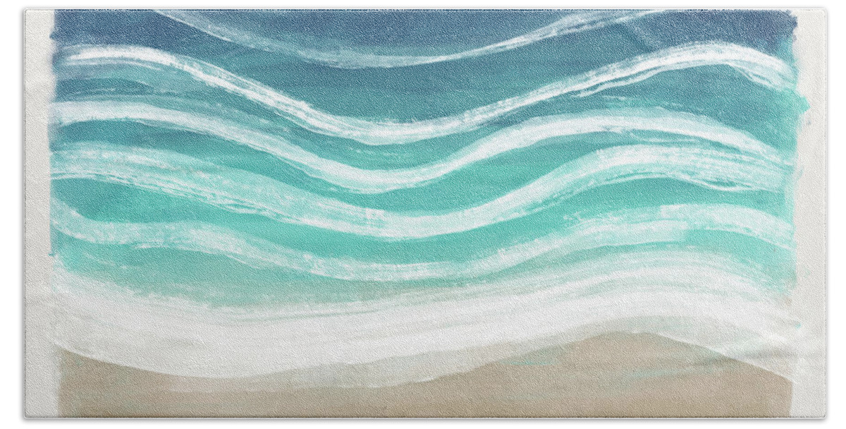 Beach Bath Towel featuring the digital art My own paradise by Kevin Putman