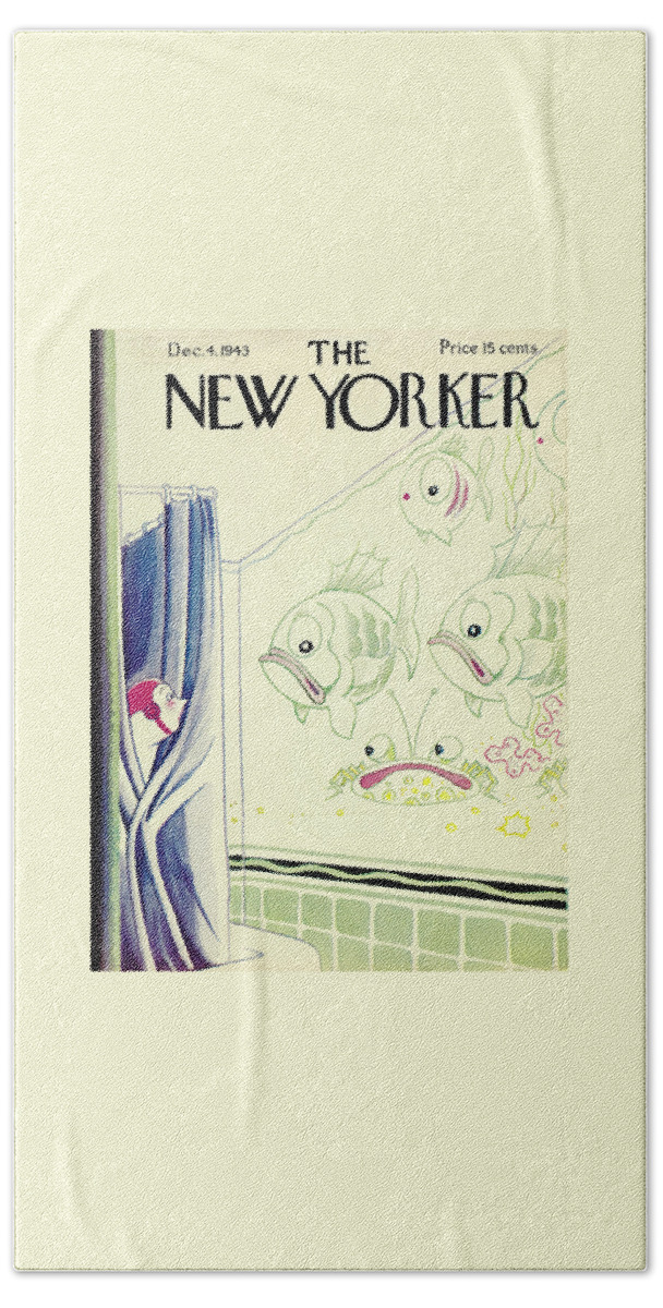New Yorker December 4, 1943 Bath Sheet