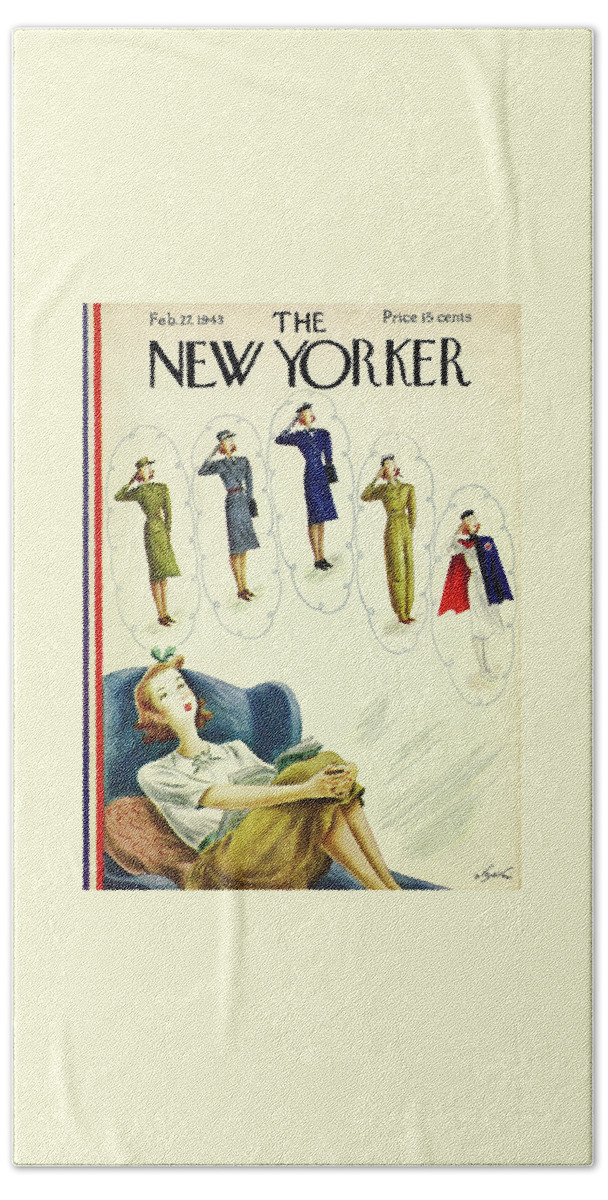 New Yorker February 27, 1943 Bath Sheet