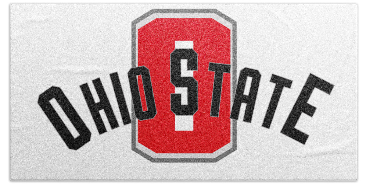 Football Hand Towel featuring the photograph Ohio State by Ed Taylor