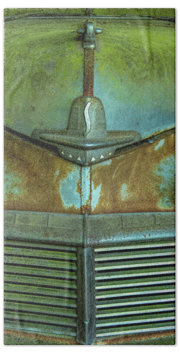 Old Car Bath Towel featuring the photograph Old Car by Minnie Gallman