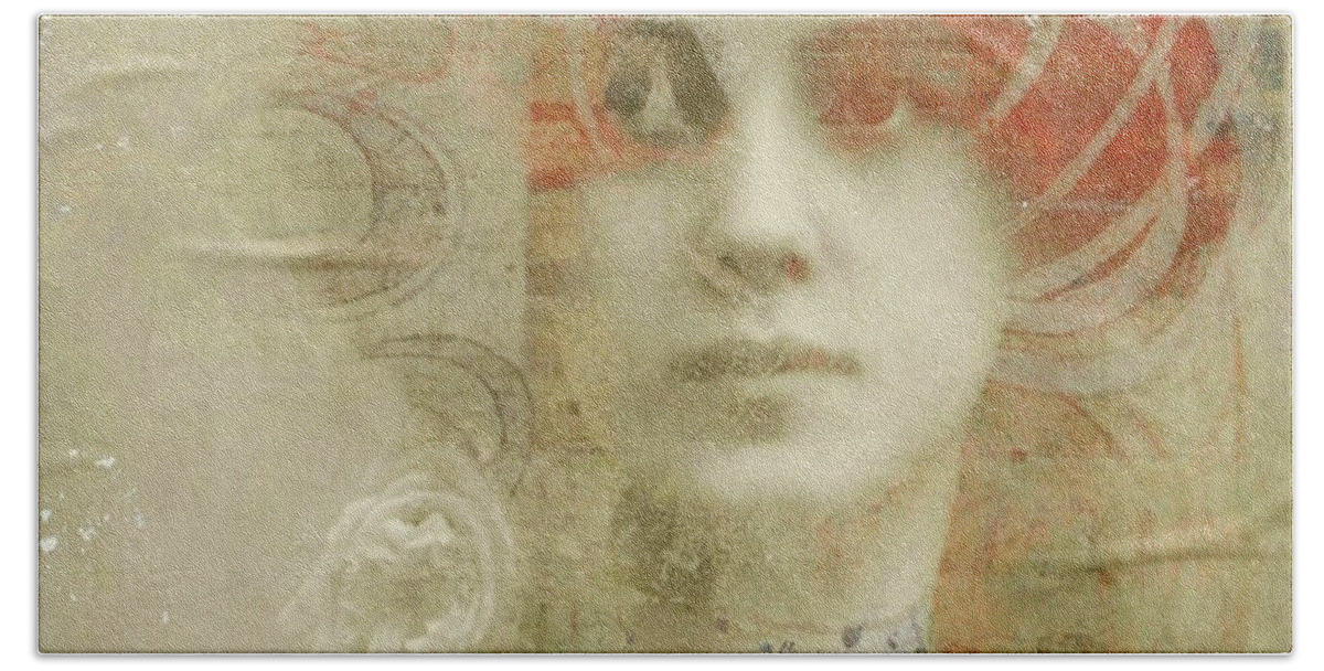 Woman Hand Towel featuring the mixed media Paris by Paul Lovering