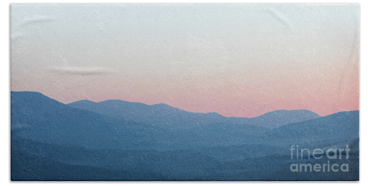 Mountains Bath Towel featuring the photograph Pastel Mountains by Diane Diederich
