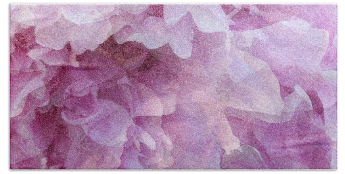 Pink Flower Bath Towel featuring the digital art Pinkity by Cindy Greenstein