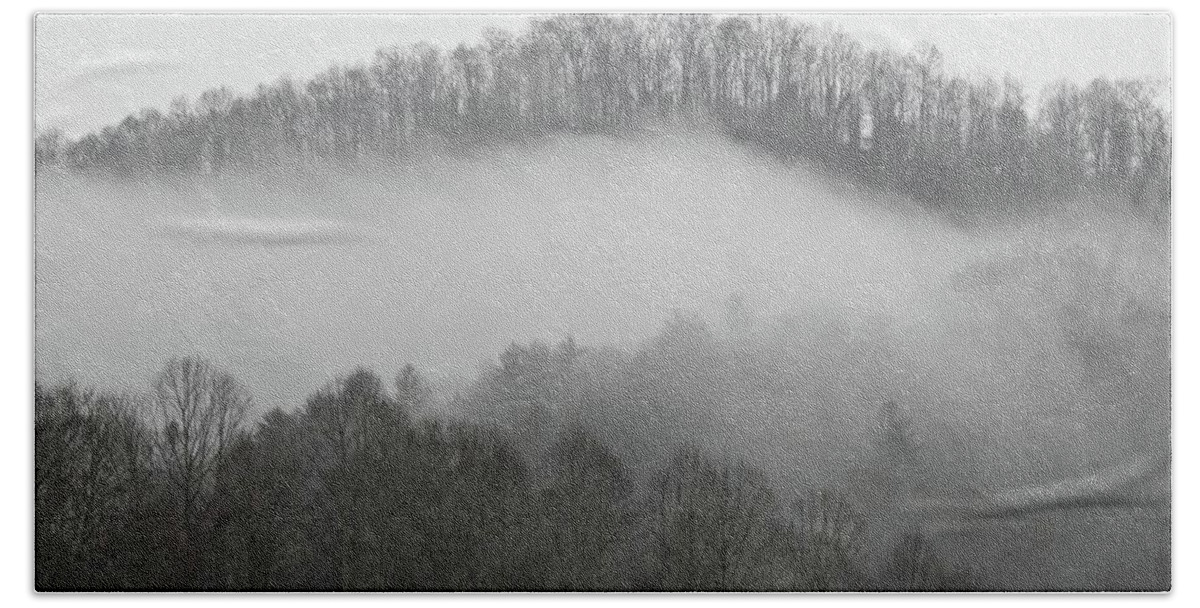 Smoky Bath Towel featuring the photograph Smoky Mountains by Kathy Chism