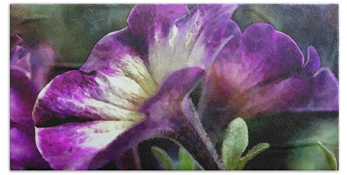 Impressionist Bath Towel featuring the photograph Soft Texture 6694 IDP_2 by Steven Ward
