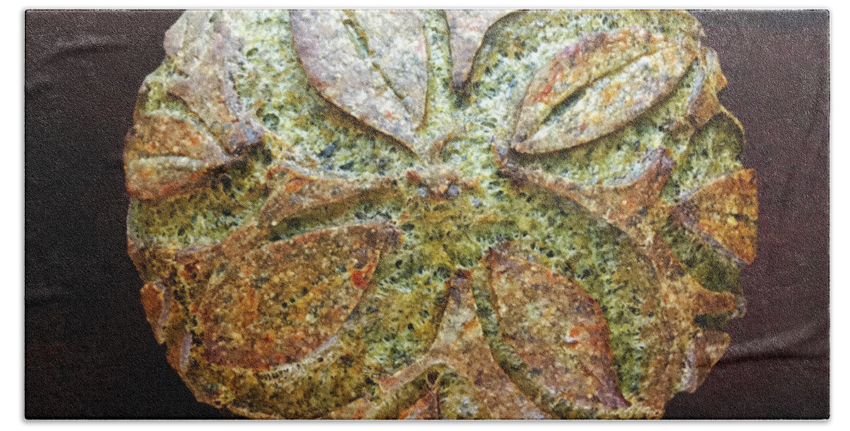 Bread Hand Towel featuring the photograph Spicy Spinach Sourdough by Amy E Fraser
