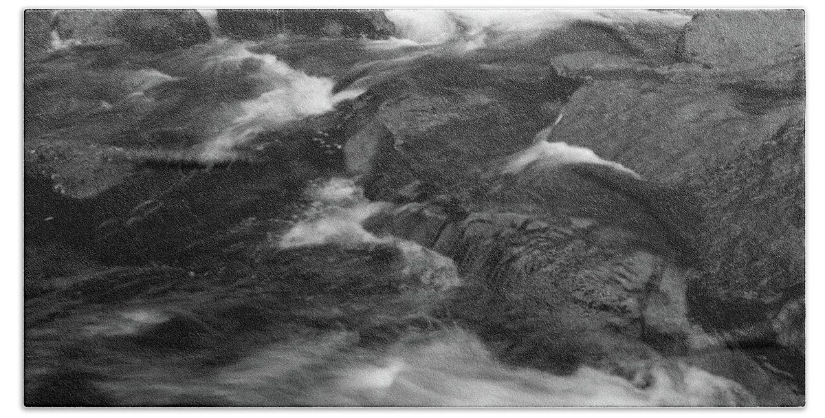 Stream Bath Towel featuring the photograph Stream flow by Les Cunliffe