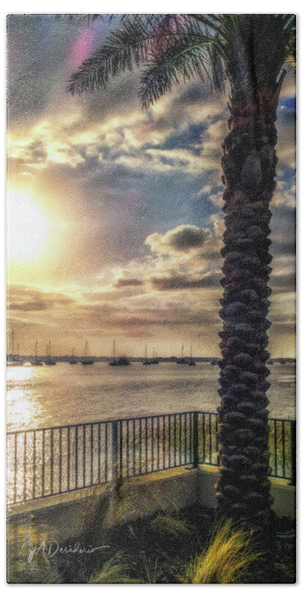 Sun Bath Towel featuring the photograph Sunrise Over the Matanzas by Joseph Desiderio