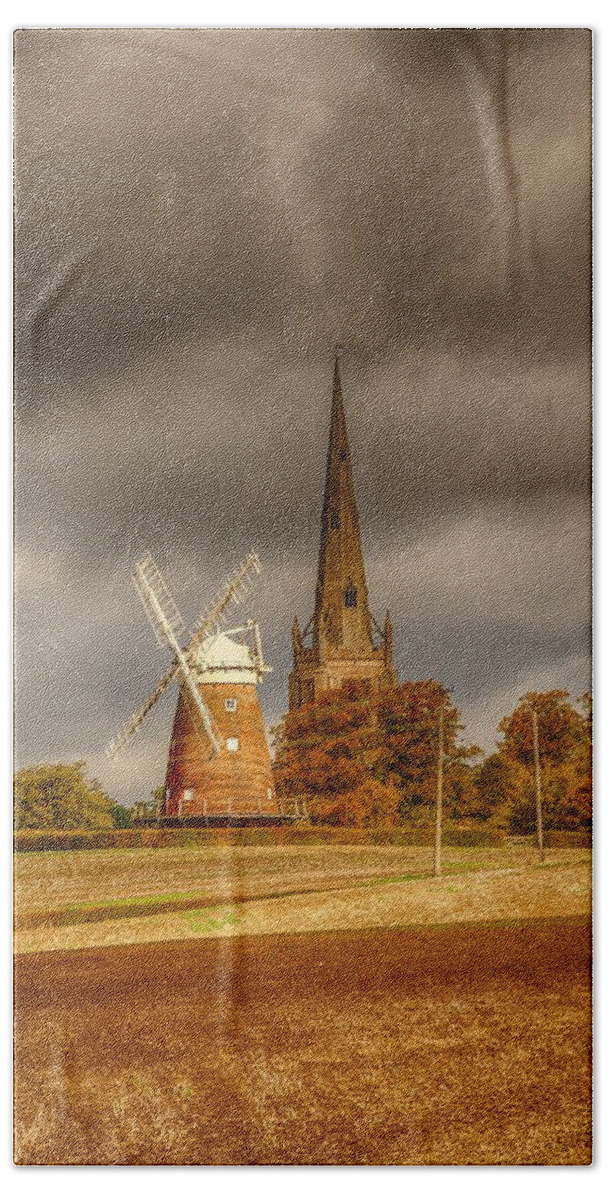 Chriscousins Hand Towel featuring the photograph Thaxted Village by Chris Cousins