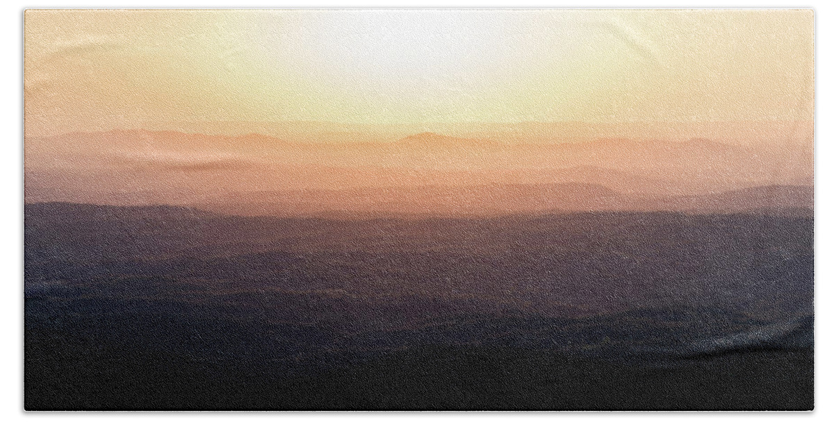 Alabama Bath Towel featuring the photograph The Orange Valley by James-Allen