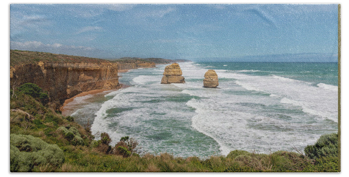 12 Apostles Bath Towel featuring the photograph The Twelve Apostles by Sergey Simanovsky