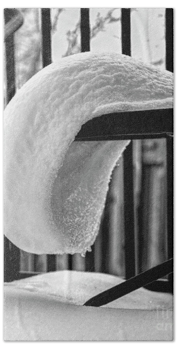 Jon Burch Bath Towel featuring the photograph The White Beret by Jon Burch Photography
