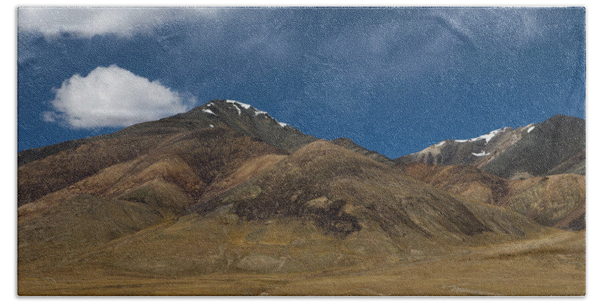 Sebastian Kennerknecht Bath Towel featuring the photograph Tien Shan Mountains, Kyrgyzstan by Sebastian Kennerknecht