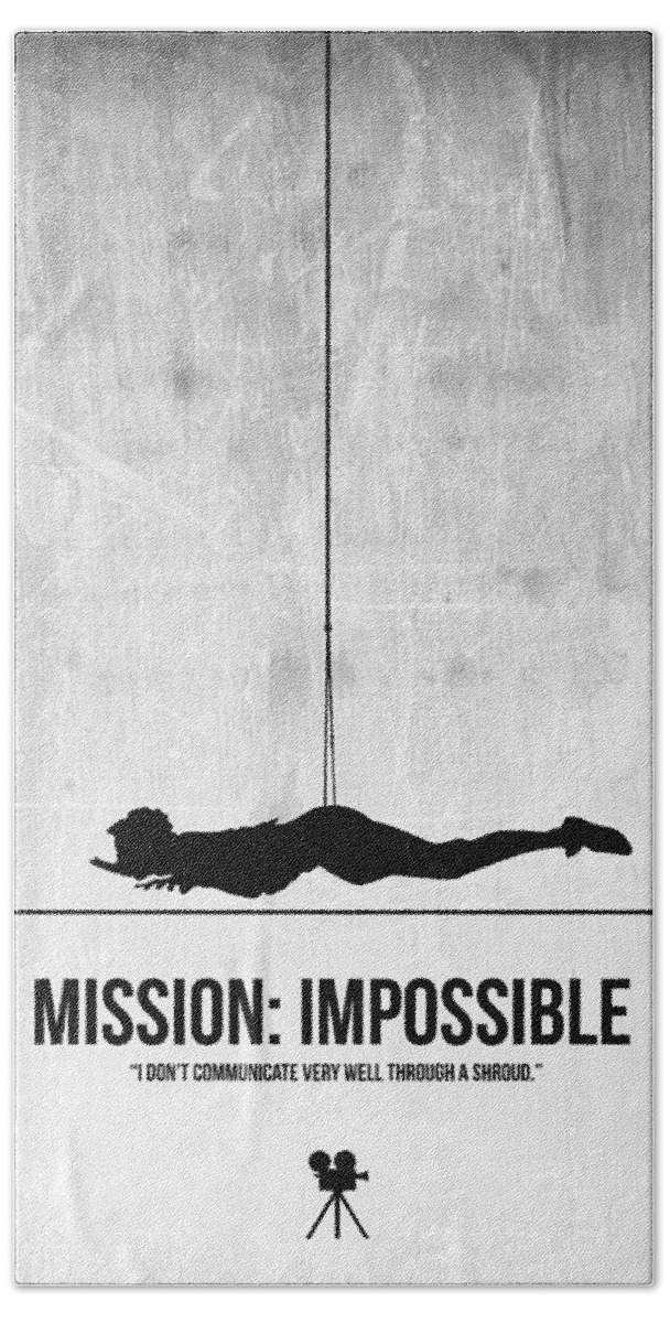 Mission: Impossible Hand Towel featuring the digital art Tom Cruise by Naxart Studio