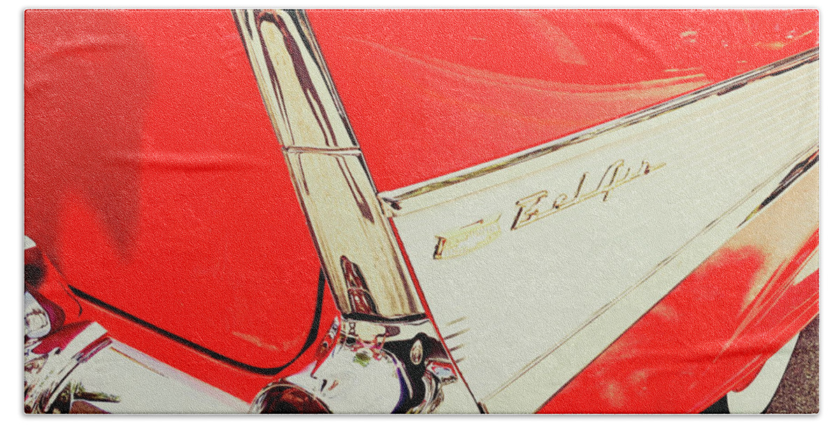Vintage Hand Towel featuring the photograph Vintage Red by Susan Bryant