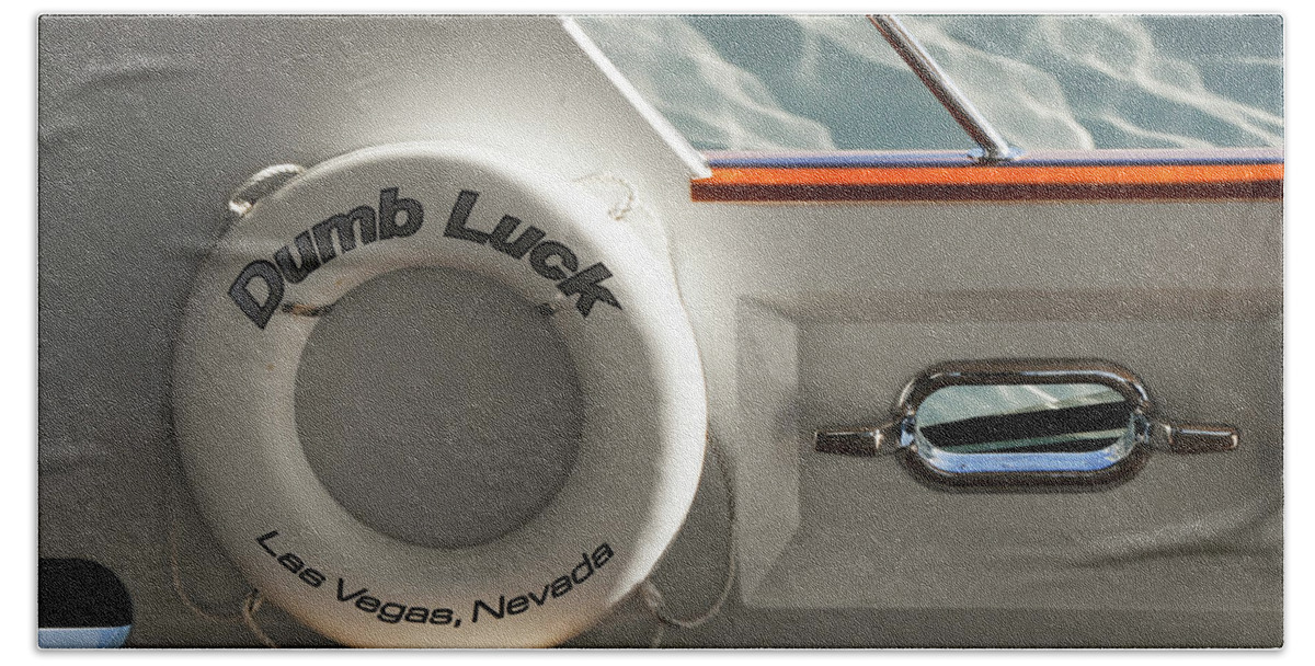Large Yacht Bath Towel featuring the photograph Way Better Than No Luck by David Shuler
