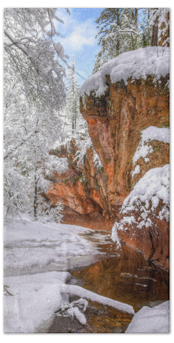 Arizona Bath Towel featuring the photograph West Fork 2 by Will Wagner