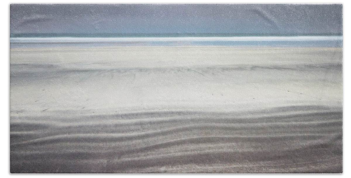 Isle Of Eigg Bath Towel featuring the photograph White Lines by Anita Nicholson
