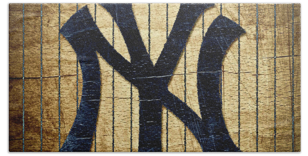 New York Hand Towel featuring the photograph Yankee Fan by Billy Knight