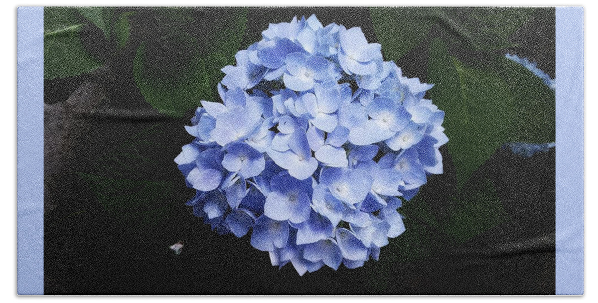 Flower Bath Towel featuring the photograph Blue #2 by Tanja Leuenberger
