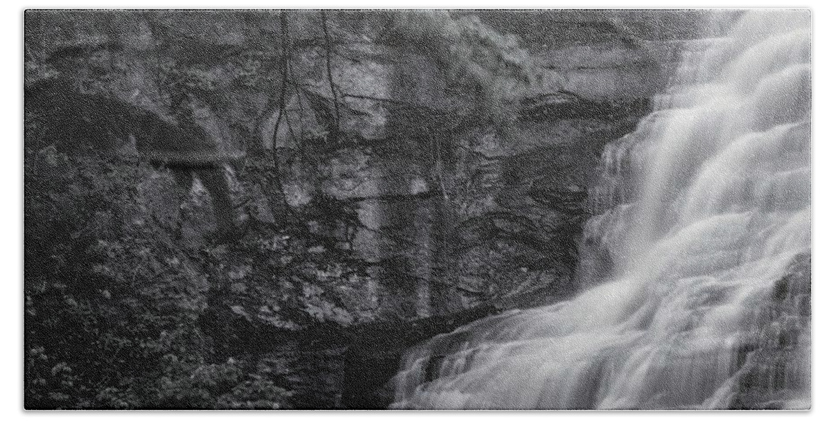 Bath Towel featuring the photograph Chittenango Falls by Brad Nellis