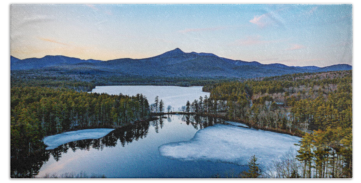 Landscape Hand Towel featuring the photograph Chocorua #1 by John Gisis