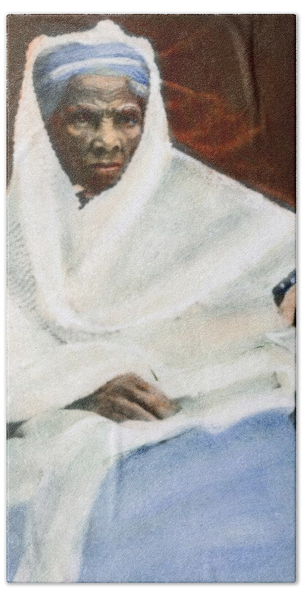 1912 Bath Towel featuring the photograph Harriet Tubman #1 by Granger