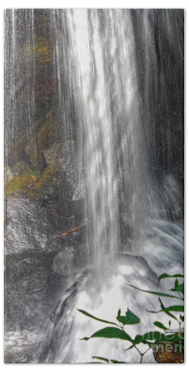 Laurel Falls Bath Towel featuring the photograph Laurel Falls 4 #1 by Phil Perkins