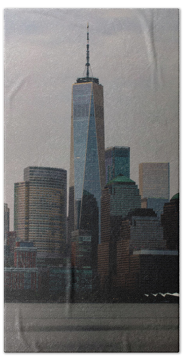 Wall Art Hand Towel featuring the photograph One World Trade Center #1 by Marlo Horne