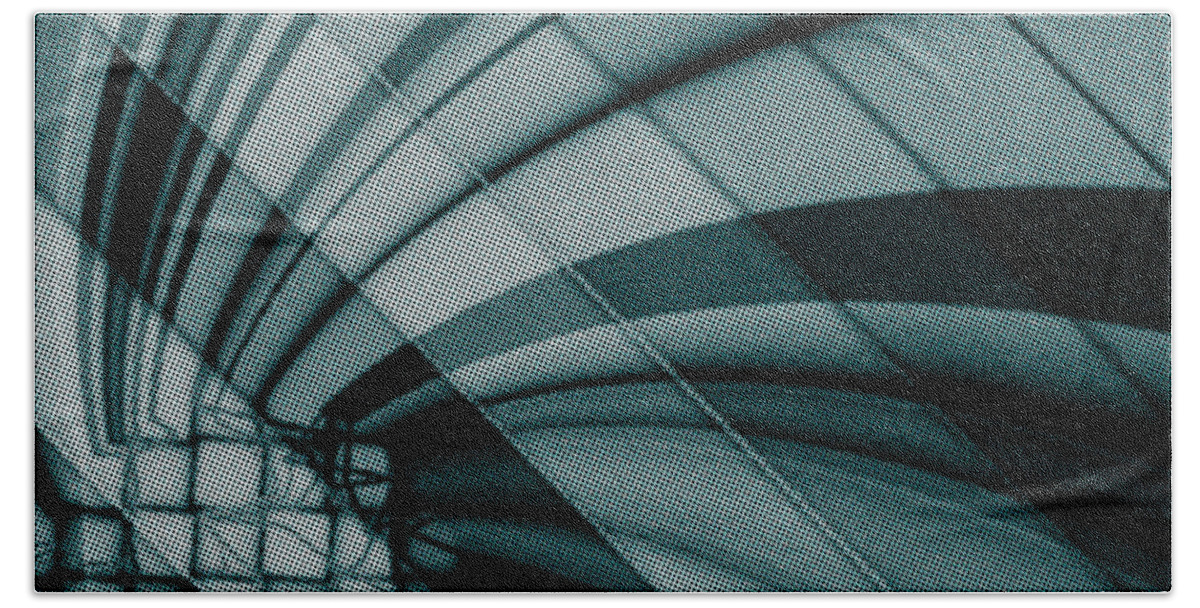 Abstract Bath Towel featuring the digital art Pattern 32 by Marko Sabotin