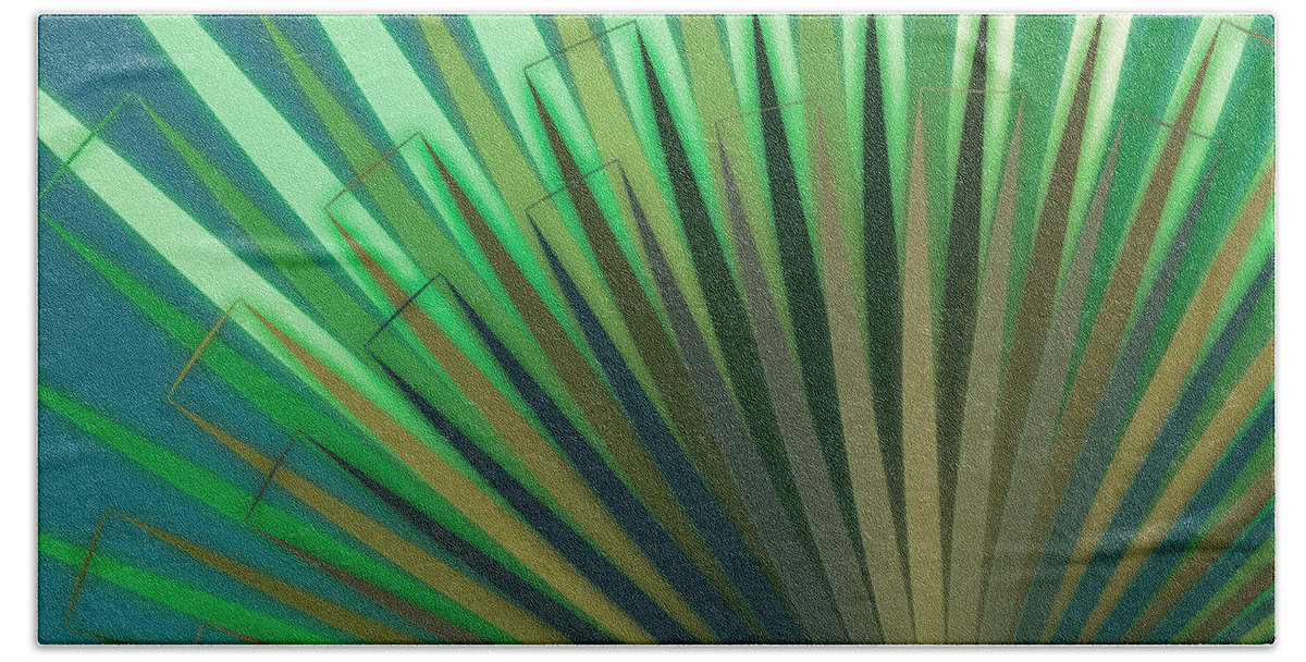 Abstract Bath Towel featuring the digital art Pattern 41 by Marko Sabotin