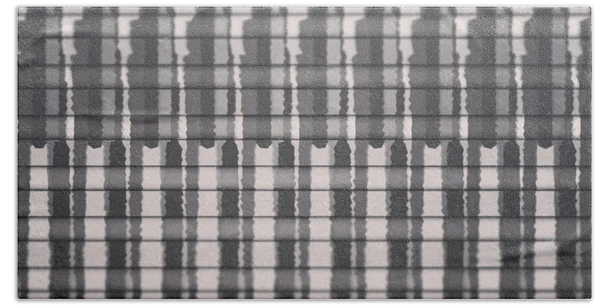 Abstract Bath Towel featuring the digital art Pattern 47 by Marko Sabotin