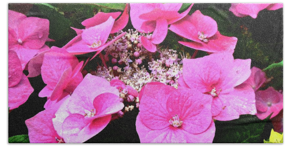 Flowers Bath Towel featuring the photograph Pink Flowers #1 by Stephanie Moore