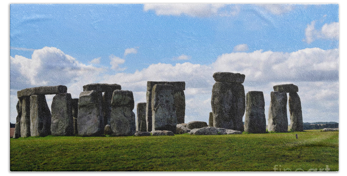 Stonehenge Hand Towel featuring the photograph Stonehenge #1 by Abigail Diane Photography