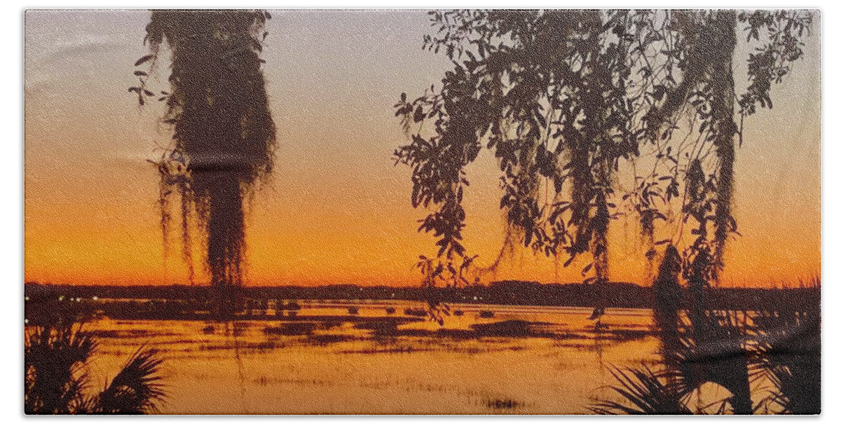 Landscape Hand Towel featuring the photograph Sunrise 2 #1 by Michael Stothard