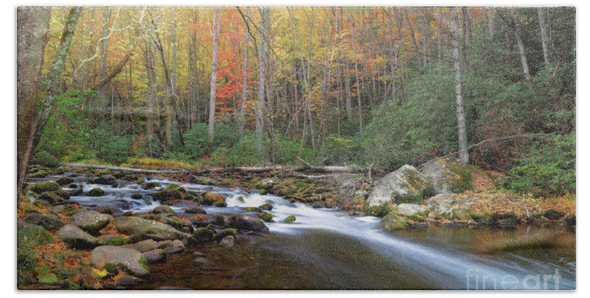 Tellico River Bath Towel featuring the photograph Tellico Magic #1 by Rick Lipscomb