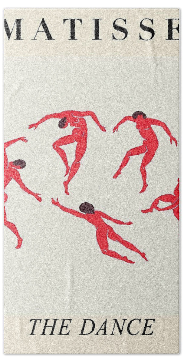 Henry Hand Towel featuring the painting The Dance #1 by Matisse