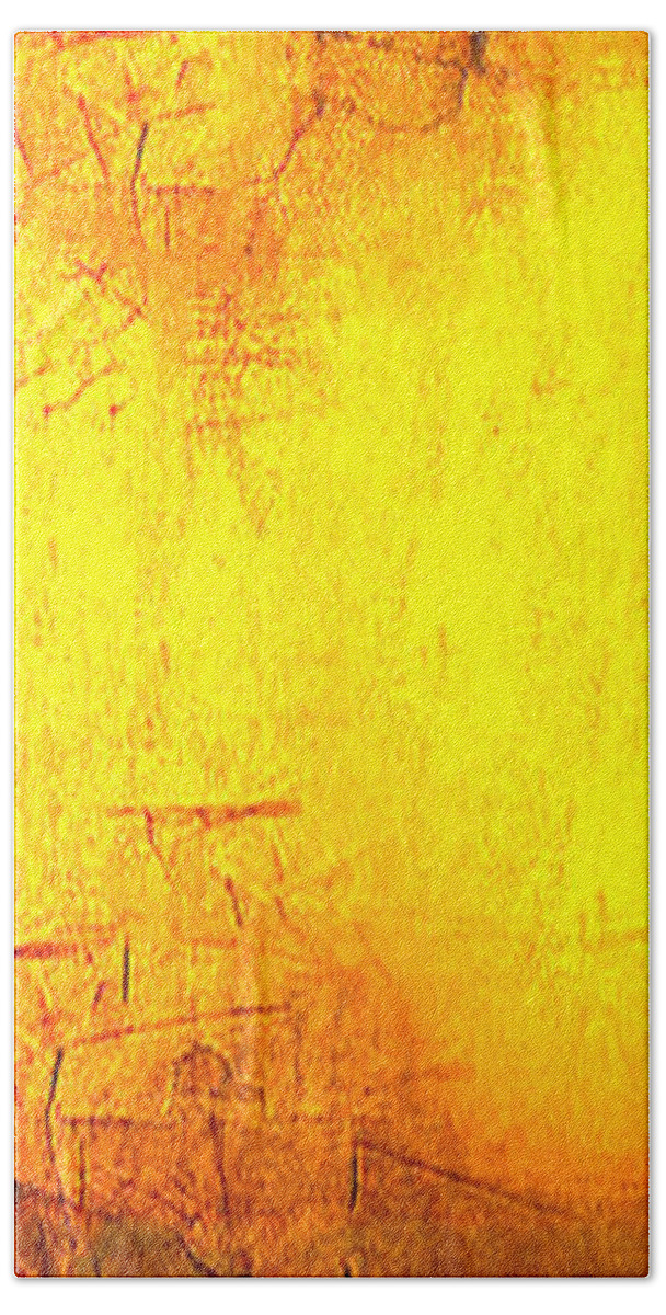 Trust_orange_extender Hand Towel featuring the digital art Trust_Orange_Extender #1 by Williem McWhorter